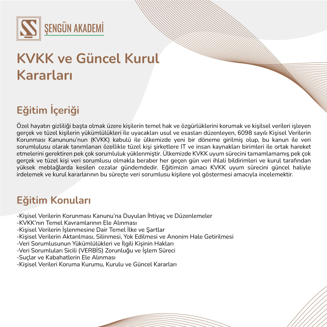 Kvkk Ve Güncel Kurul Kararları
